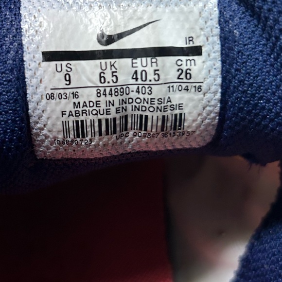 Nike Women's Nike Air Max Motion Running Shoes Purple Size 9 - Picture 6 of 8